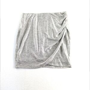 TORRID Women's Plus Size 1 Metallic Foil Knit OfficeSiren Ruched Tulip MiniSkirt